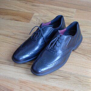Rockport NEW Men's Total Motion Advance Wingtip Oxford Leather Black CH9690 9.5M
